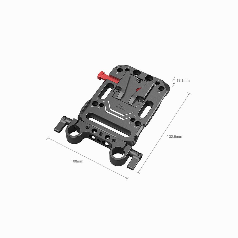 SmallRig V Mount Battery Plate with Dual 15mm Rod Clamp 3016 thumbnail 2