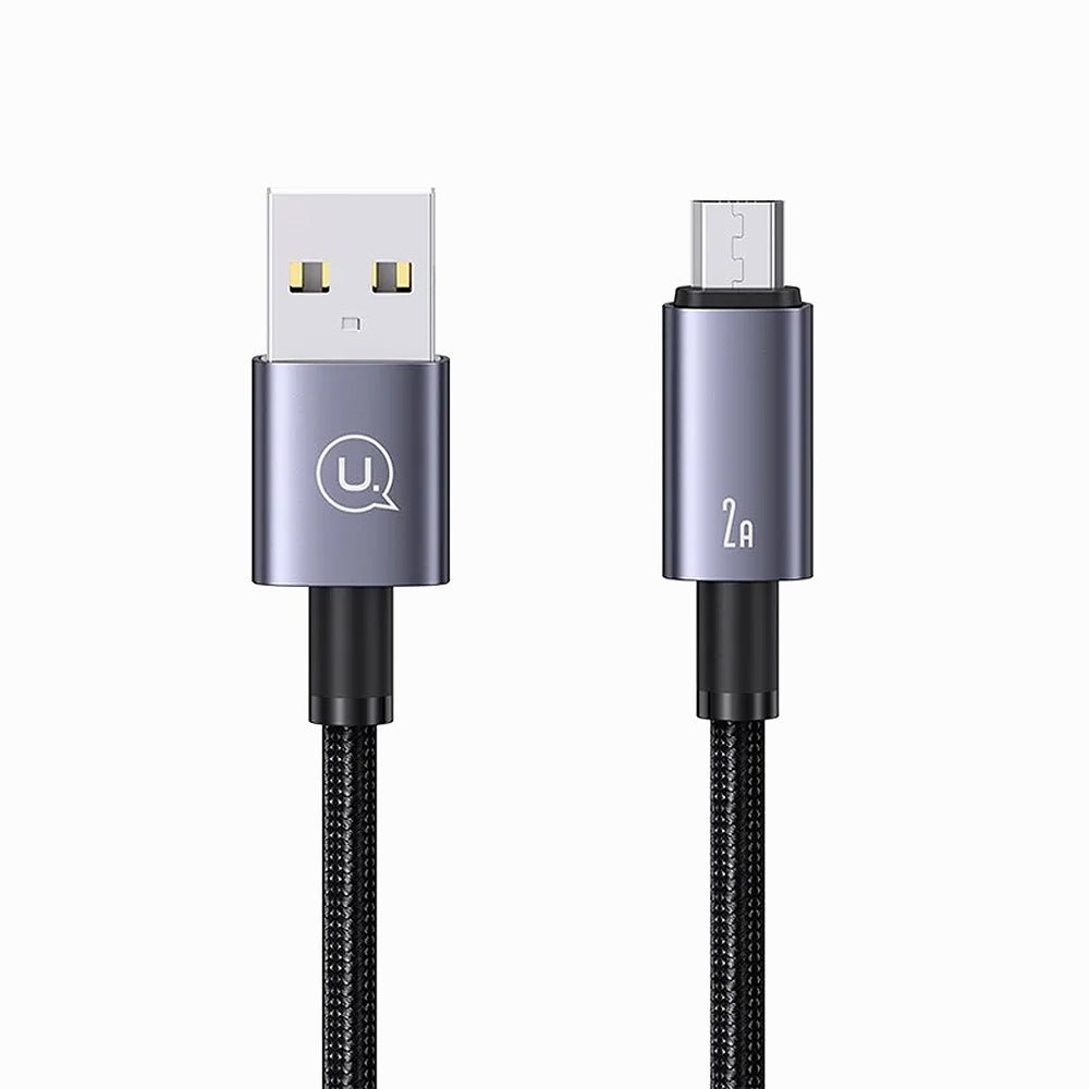 USAMS US-SJ668 Sufeng Series 1.2m USB-A to Micro-USB Data Cable 2A Fast Charging Cord thumbnail 2