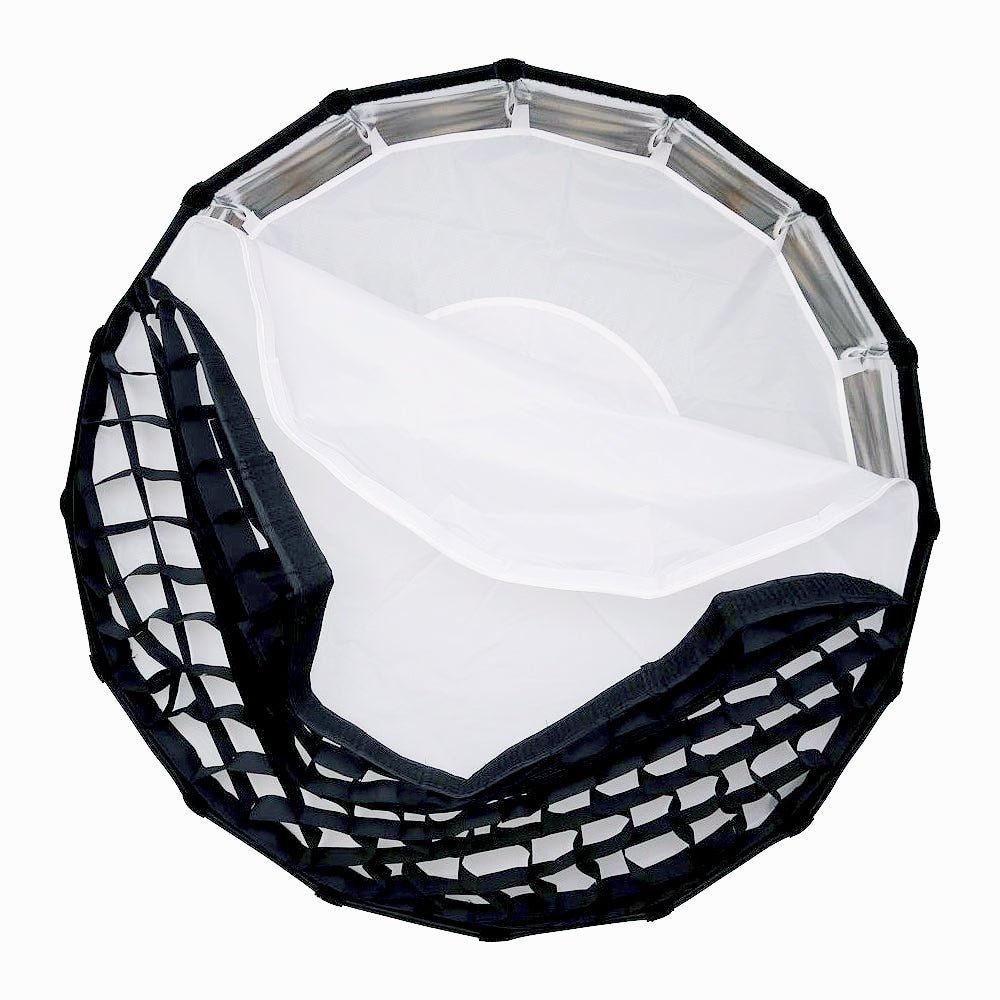 Nicefoto LED-70CM Quick Set-Up Deep Parabolic Softbox with Grid for Led Light Bowens Mount thumbnail 2