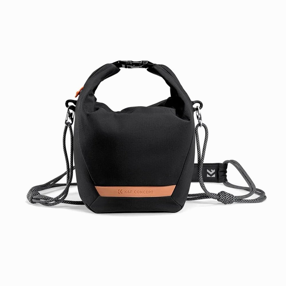 K&F Concept Camera Sling Bag Small Camera bag Lightweight Crossbody and Inner Liner Bag for Protection and Versatility, Black 5L (KF13.168V2