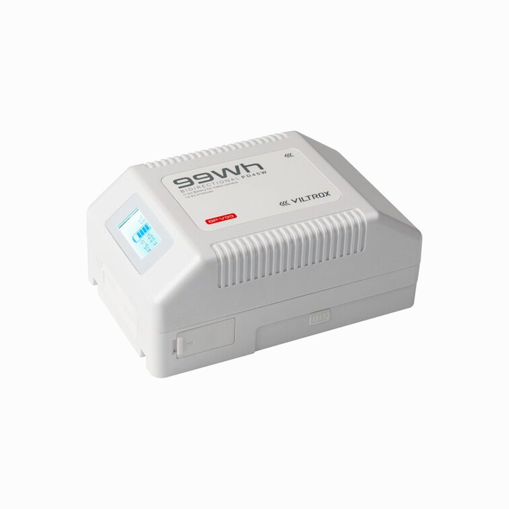 Viltrox BP-V99 99Wh 14.8V 6700mAh V-Mount Lithium-Ion Battery, White thumbnail 2