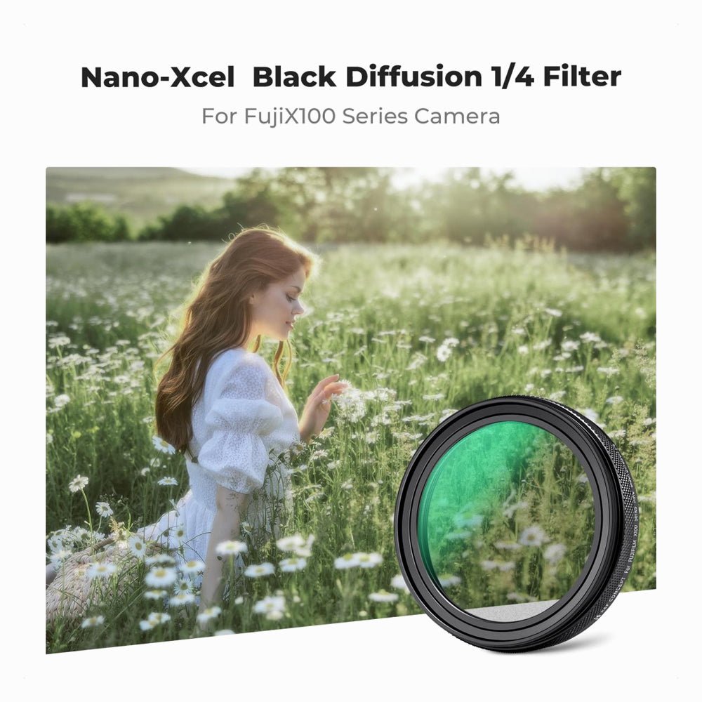 K&F Concept Fuji X100 Lens Black Mist 1/4 Filter, Multi Coated HD Optical Glass Scratch-resistant Compatible with Fuji X100, X100F, X100S, X thumbnail 2