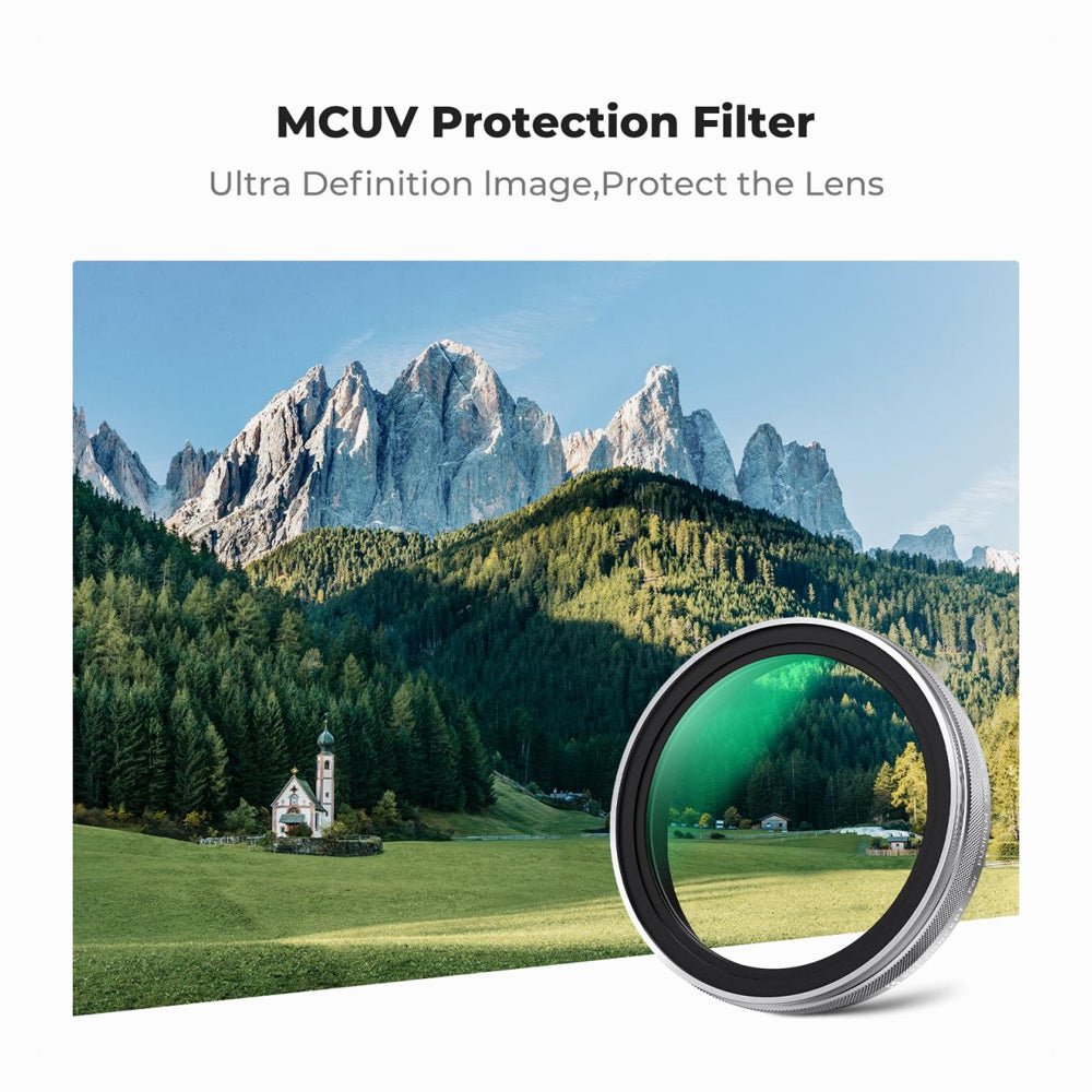 K&F Concept MCUV Filter for Fujifilm X100 Series – NANO-X Series (Black-KF01.2882V1 thumbnail 2