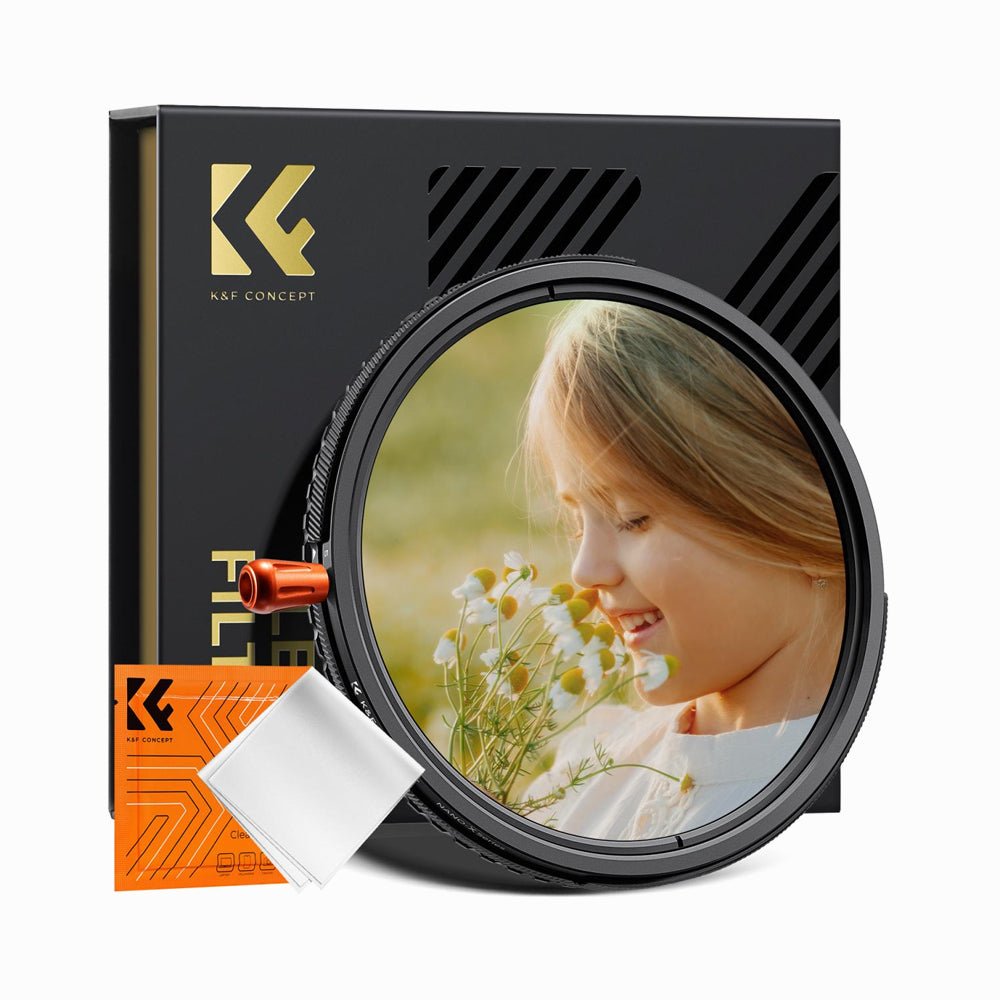 K&F Concept 67mm Variable ND2-32 (1-5 Stops) & Circular Polarizing Filter CPL & Black Mist 1/4 3 in 1 HD Lens Filter with 28 Multi-Coated fo