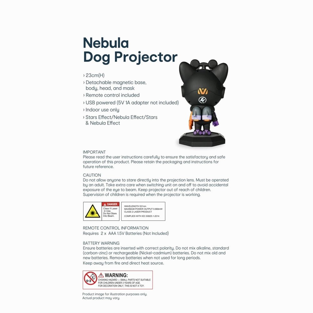 NEBULA DOG PROJECTOR K2301 with satrs thumbnail 2