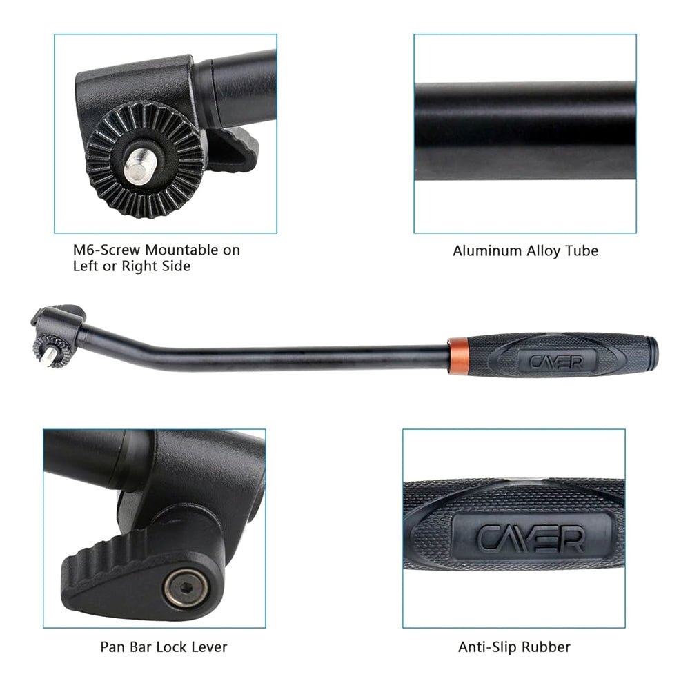 Cayer Section Pan Bar Handle for Cayer Fluid Video Head only thumbnail 2