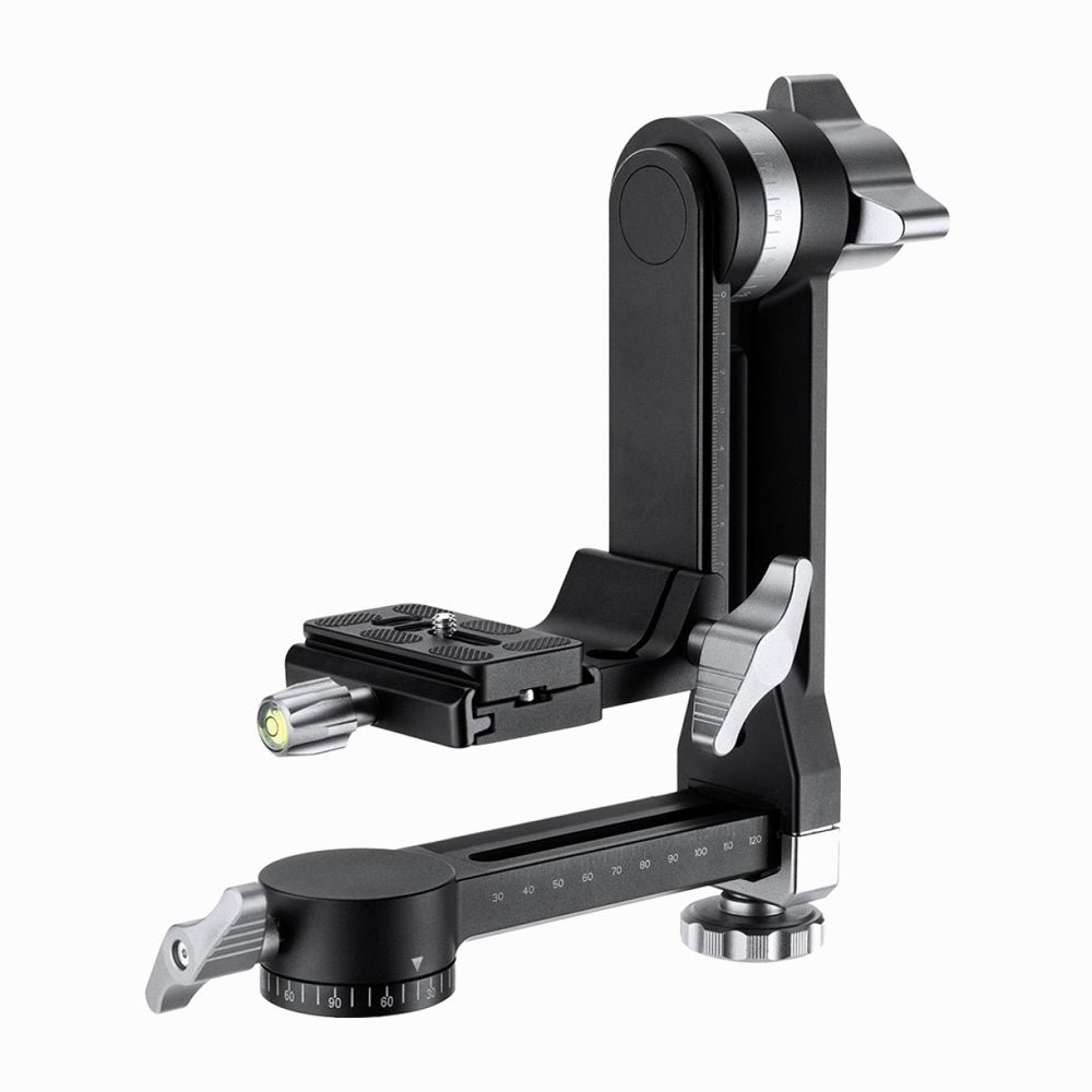 K&F Concept Tripod Gimbal Head CNC Aluminium Alloy Heavy Duty 360° Panoramic Head with 1/4-inch Arca - Type Quick Release Plate, Load Capaci thumbnail 2