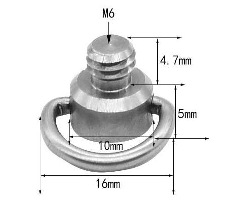 M6 Stainless Steel Tripod Screw Quick Release DS004 thumbnail 2