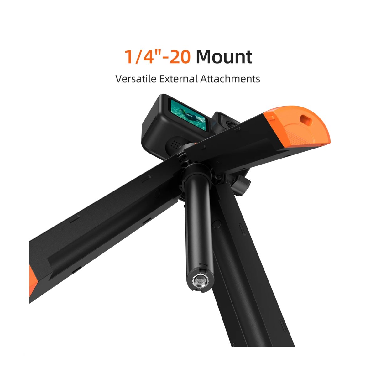TELESIN FLOATING TRIPOD SELFIE STICK FOR ACTION CAMERAS(S1-TSS-02) thumbnail 2
