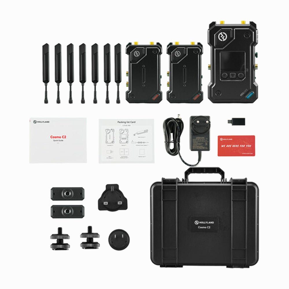 Hollyland Cosmo C2 2TX+1RX SDI/HDMI Wireless Transmission System 2 Transmitters 1 Receiver Kit thumbnail 2