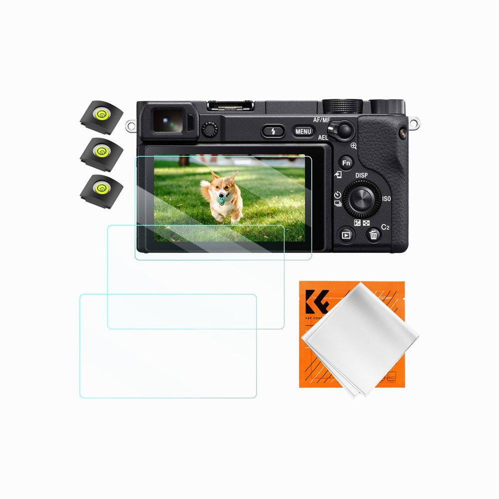 K&F CONCEPT Camera Screen Protector Compatible with Sony NEX 7, NEX 6, NEX 6L, NEX 5, NEX 3N, A6600, A6100, A6400, A6300, A6000, A5000(SKU.2