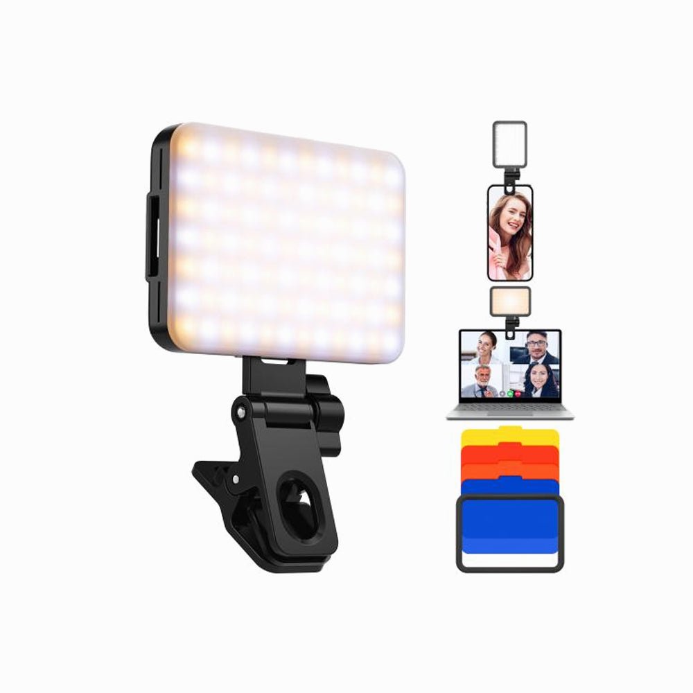 K&F Concept Z101 LED Video Light, Clip Fill Light with 4 Color Filter, 2000mAh (KF34.034)