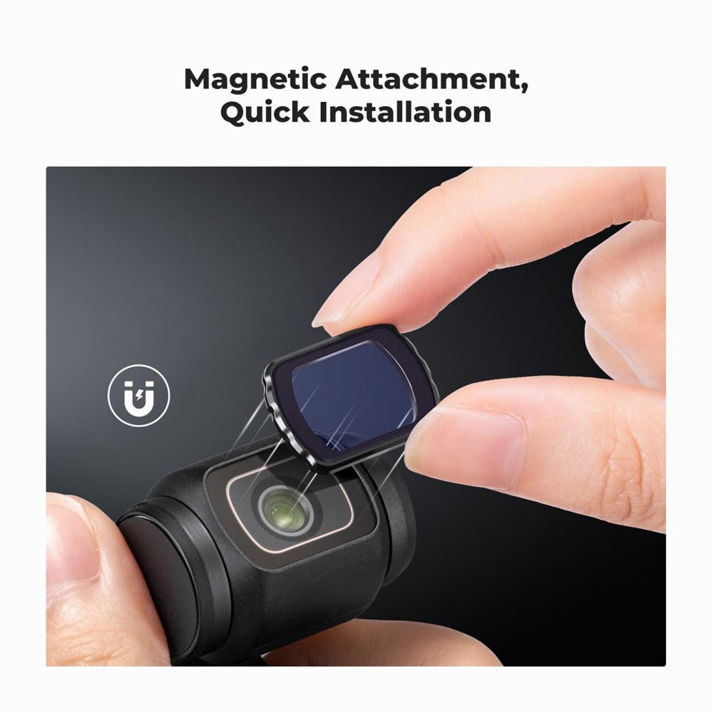 K&F Concept DJI Osmo Pocket 3 Magnetic Clear-Natural Night Filter (KF01.2702) thumbnail 2