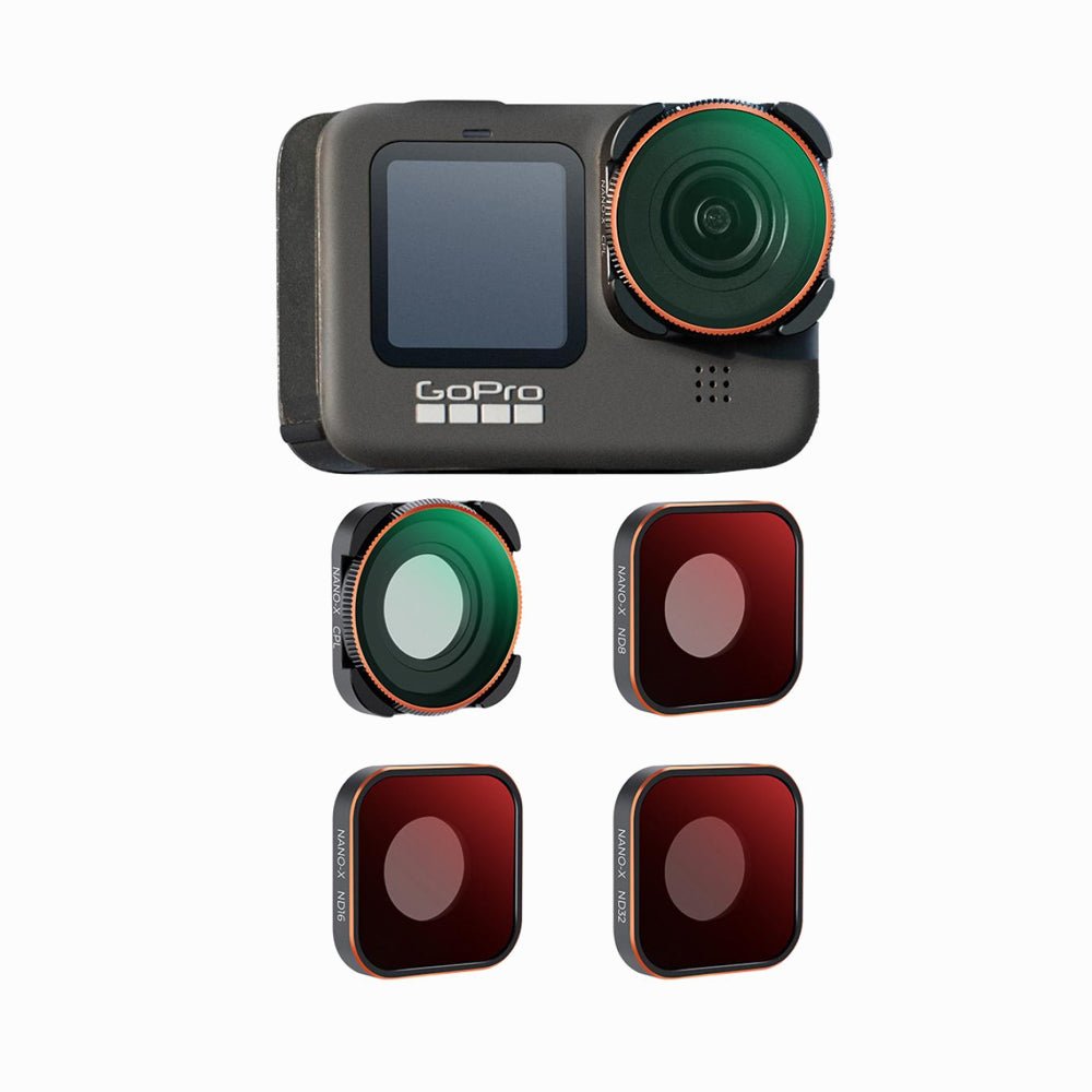 K&F Concept Gopro Hero 9/10/11/12/13 Action Camera Filter (ND4 + ND8 + ND16 + ND32) 4 Pack -SKU.2320