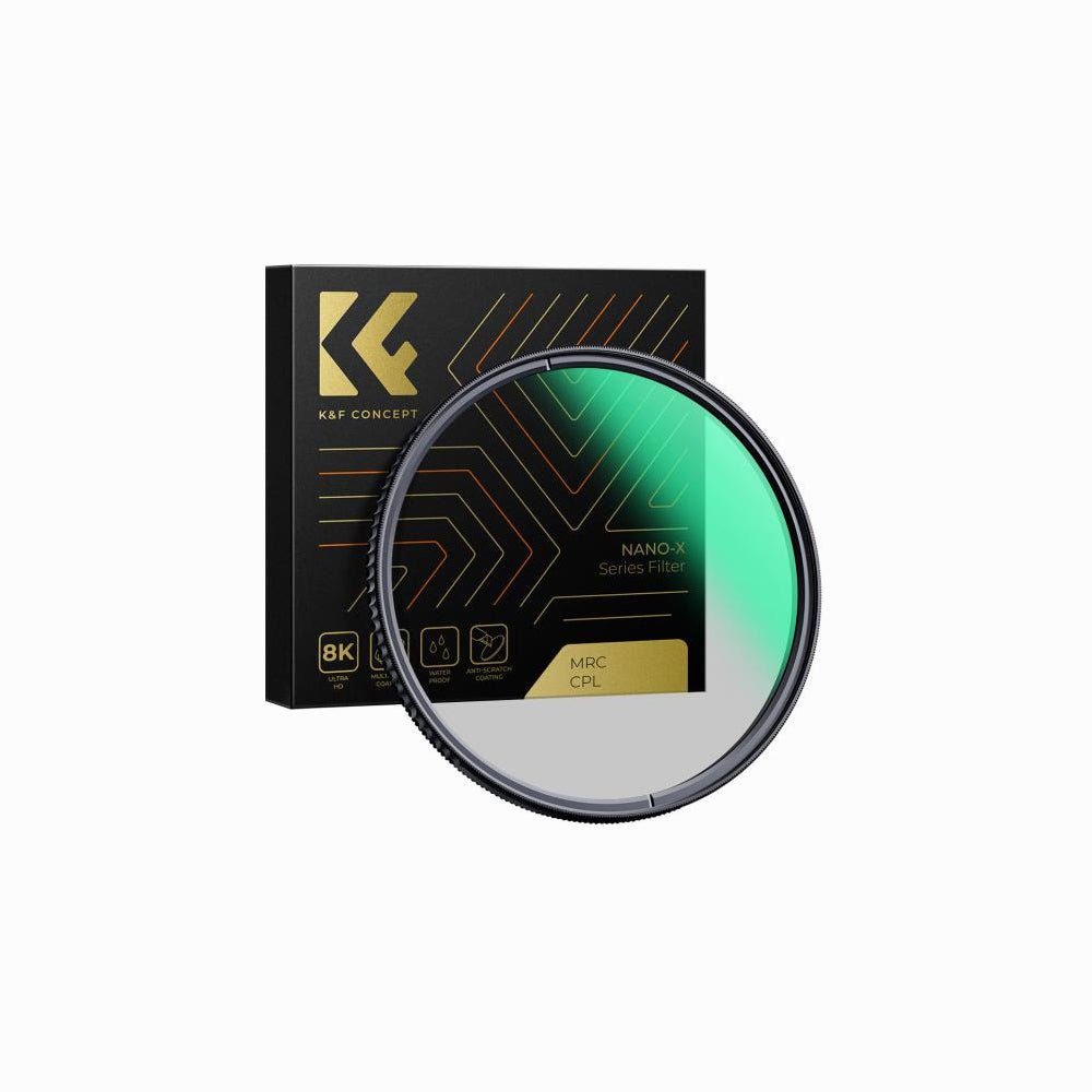 K&F Concept 77mm Circular Polarizers Filter Polarizing Filter 28 Multi-Layer Coated Super Slim High-Definition CPL Lens Filter (Nano-X Serie