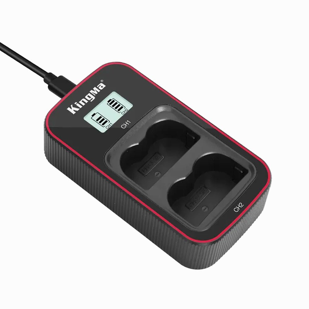 KingMa EN-EL3E DUAL LCD CHARGER (BM058-ENEL3E) thumbnail 2