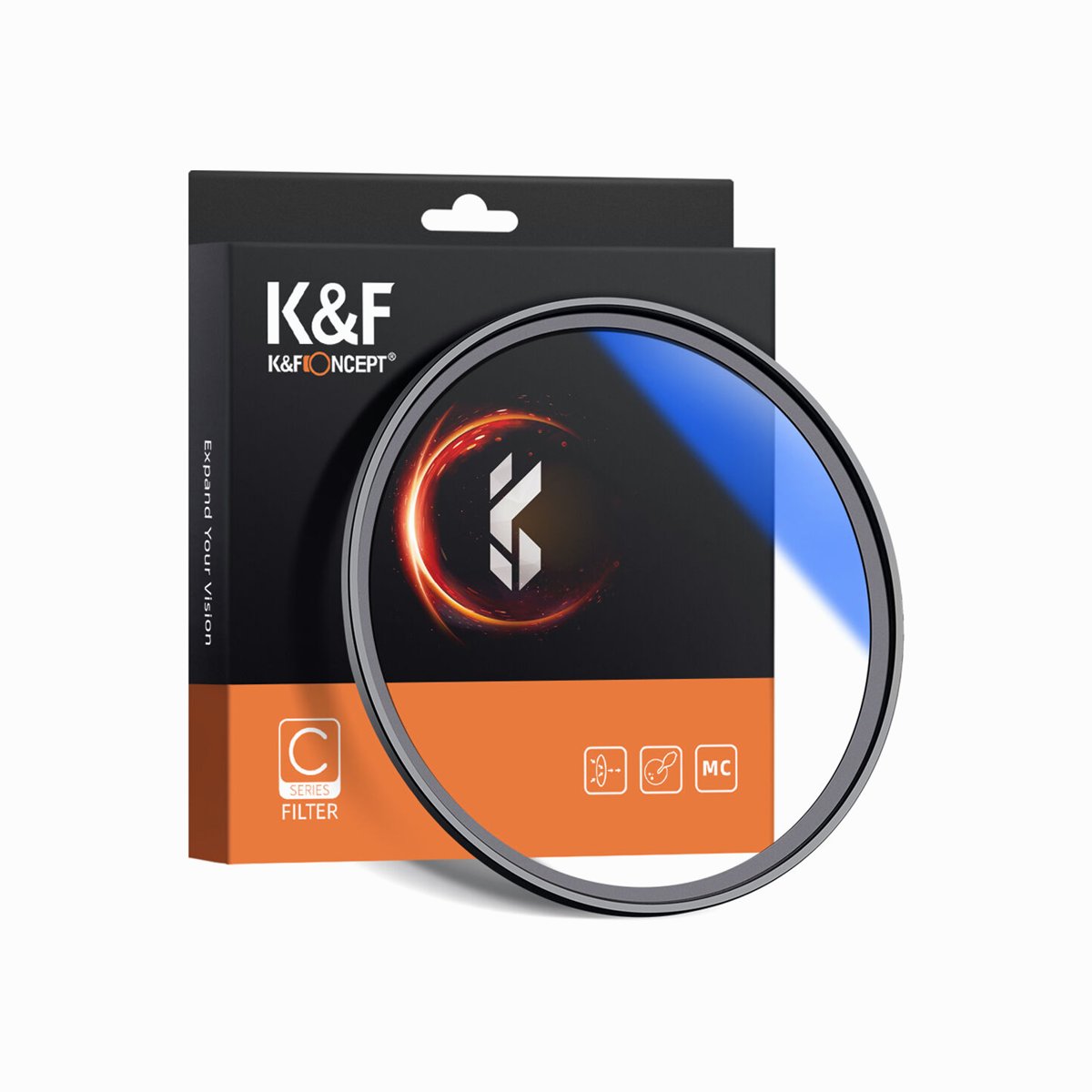 K&F Concept 55mm Blue Multi-Coated UV Filter, Slim (KF01.1423)