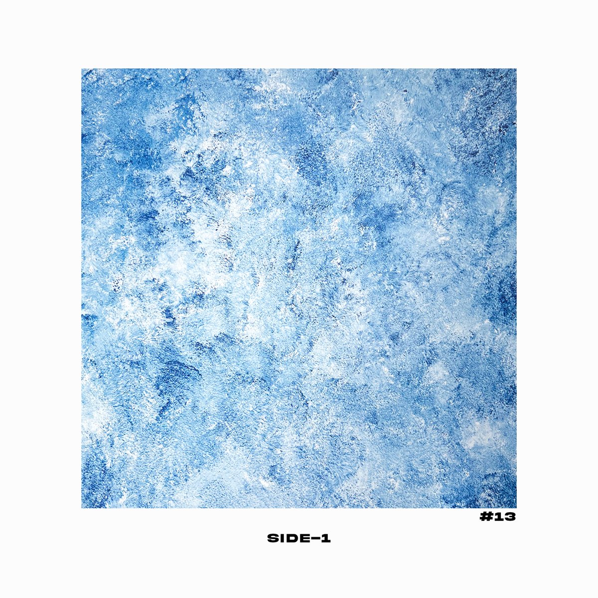 Double-Sided PVC 2 In 1 Photography Background Board, 60 x 60 cm Size Painted Cement/Blue Stone #13 thumbnail 2