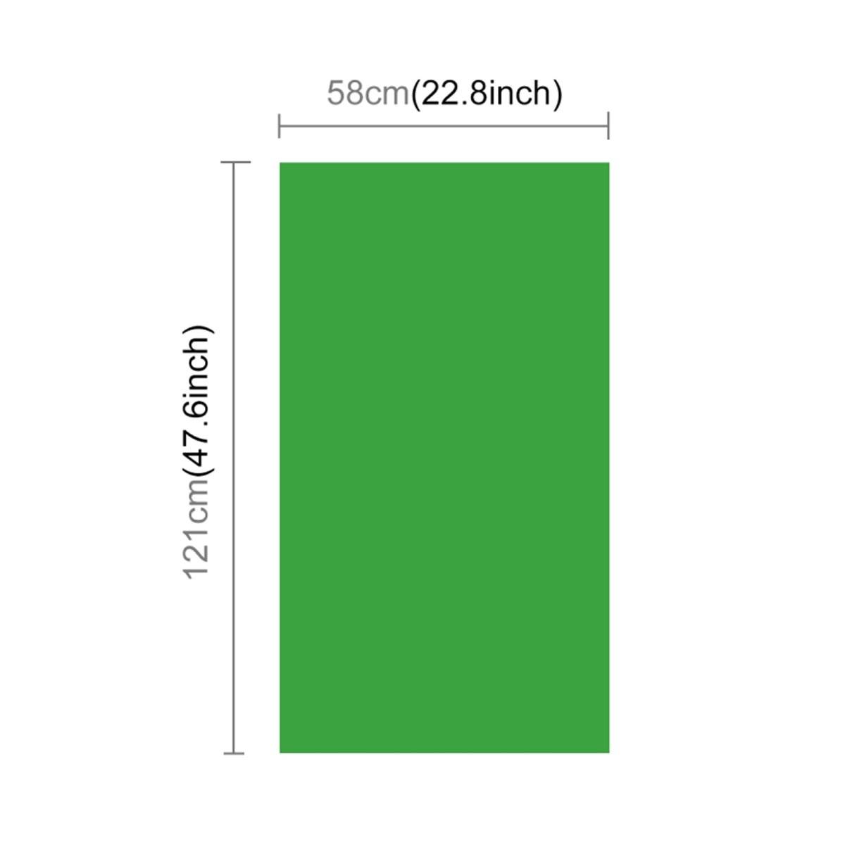 PULUZ GREEN BACKGROUND PVC PAPER FOR TENT BOX(121cmx58cm)(PU5200G) thumbnail 2