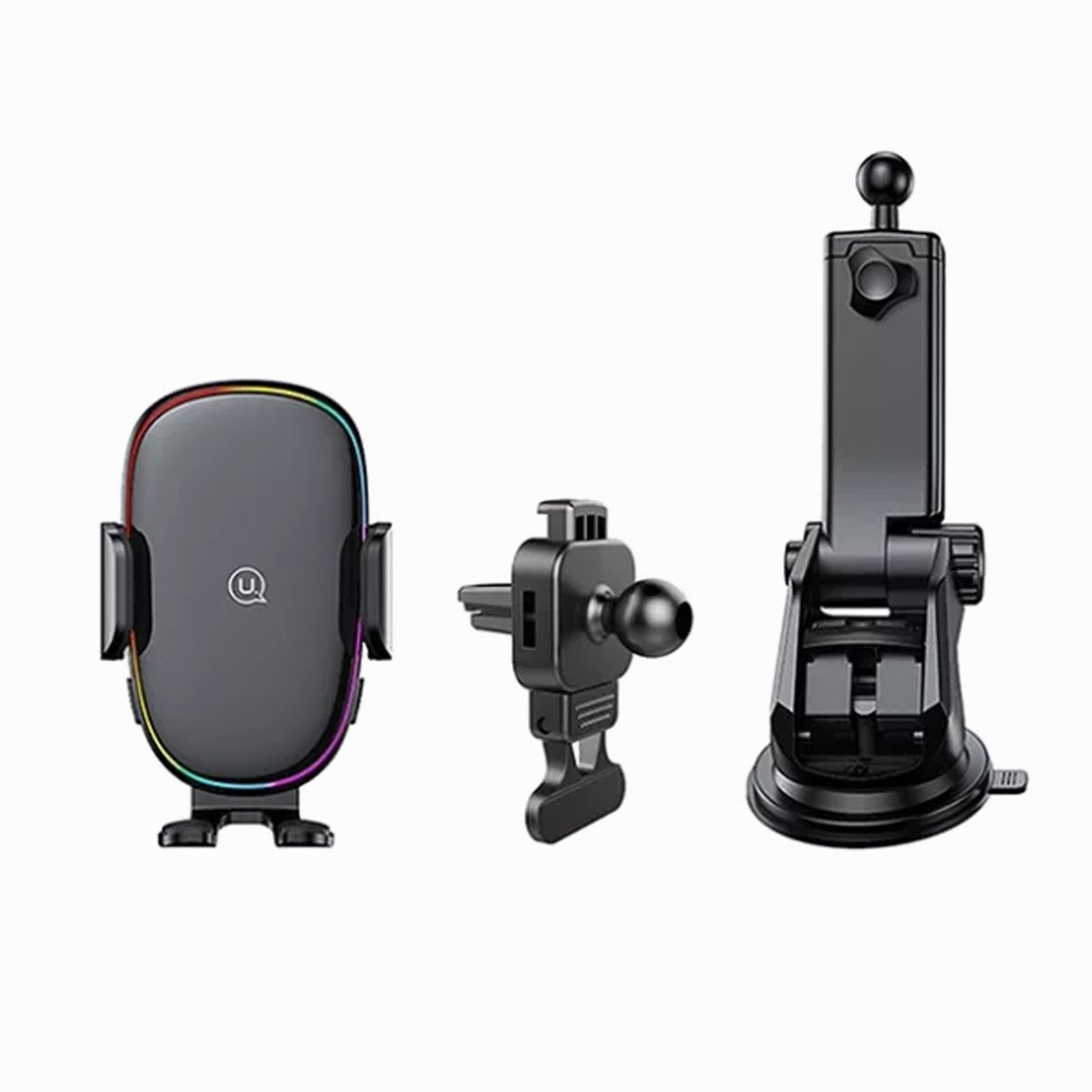 USAMS US-CD187 15W Car Dashboard/Windshield Mount with Wireless Charger thumbnail 2
