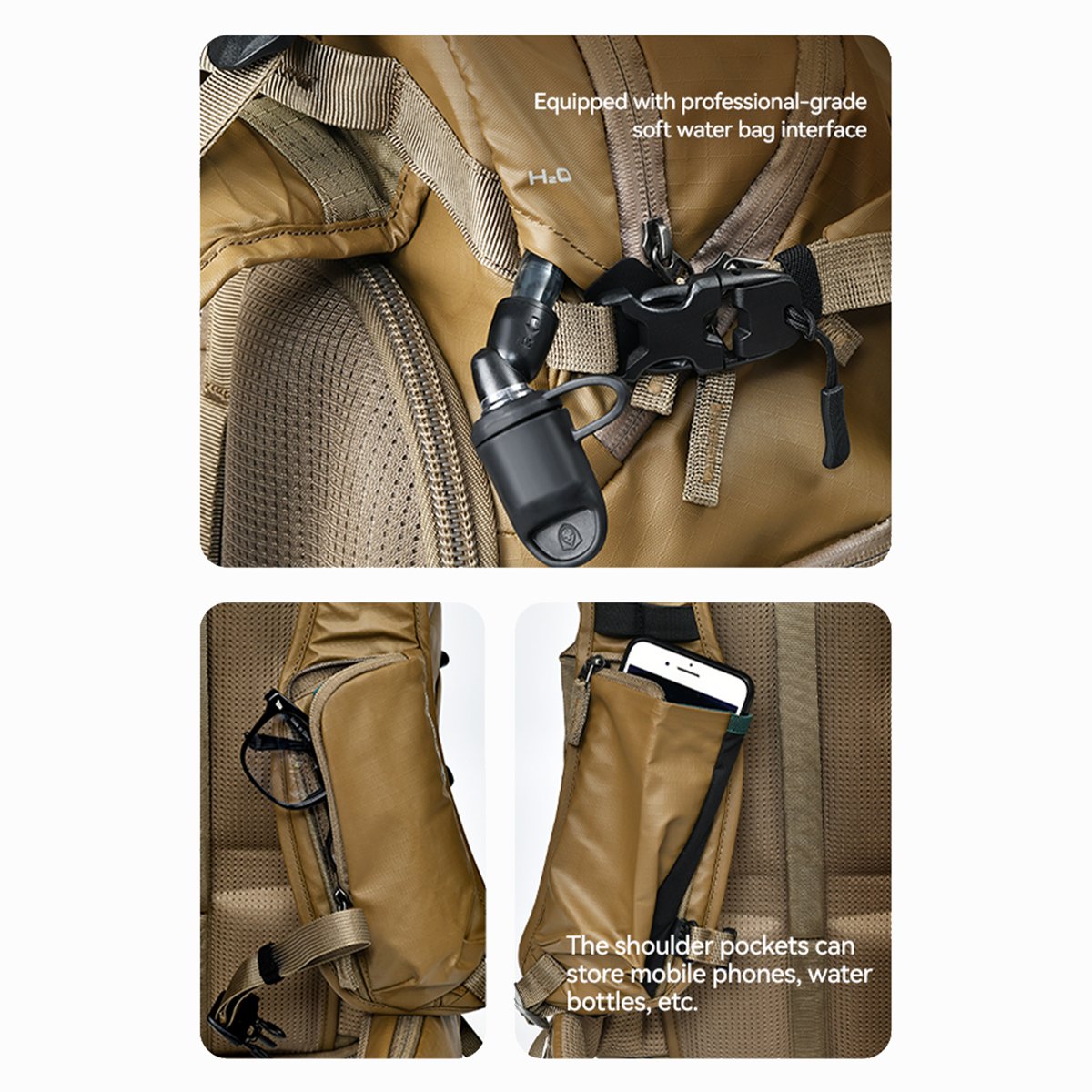 EIRMAI S25 SAND COLOR PHOTOGRAPHY BACKPACK 25L thumbnail 2