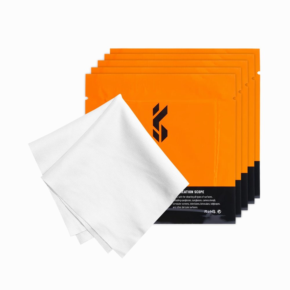 K&F Concept Cleaning Cloth Set Needle-free Cleaning Cloth Dry Cloth 15*15cm Color Box 5PCS (SKU1692)