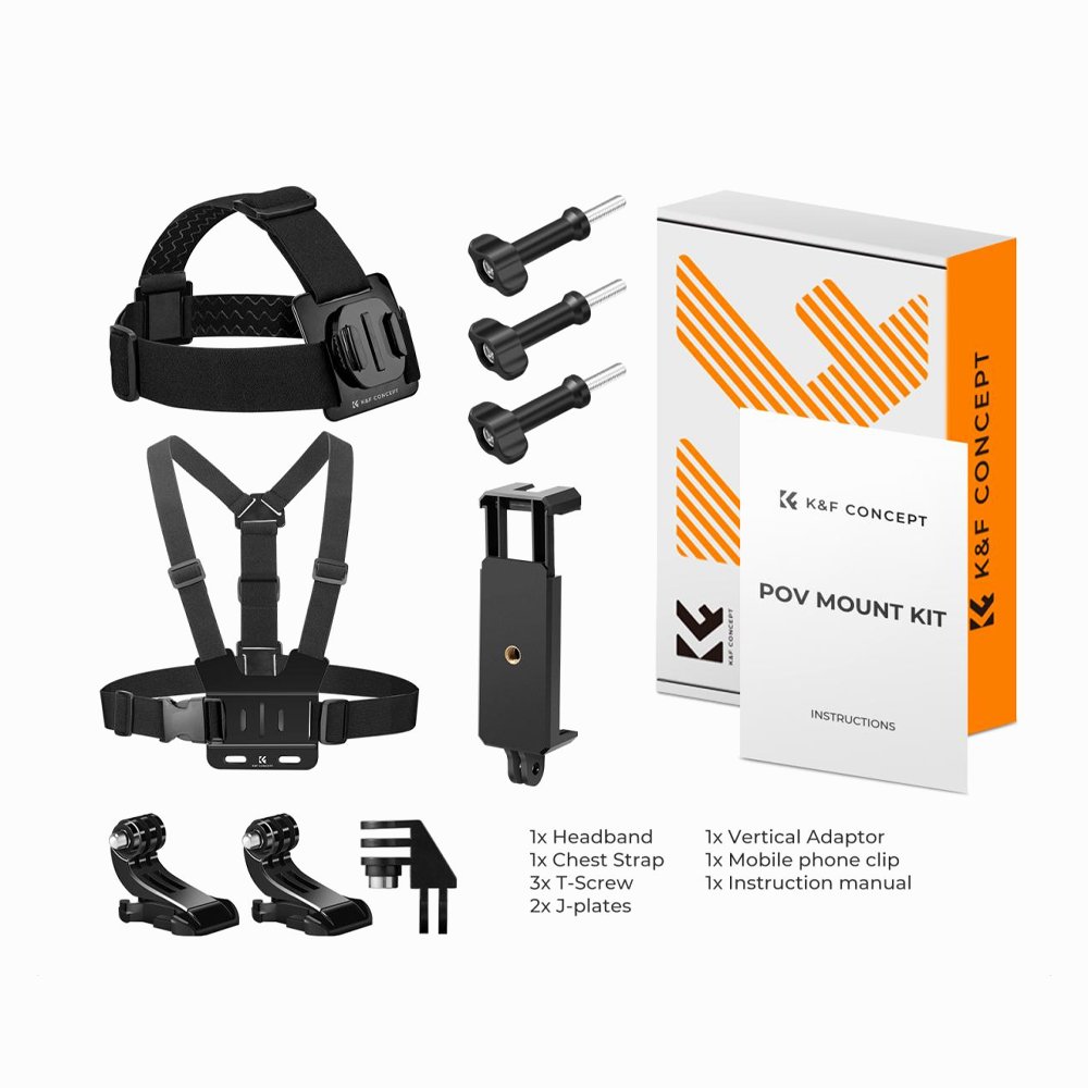 K&F Concept Head Strap & Chest Mount Set SKU.2290 thumbnail 2