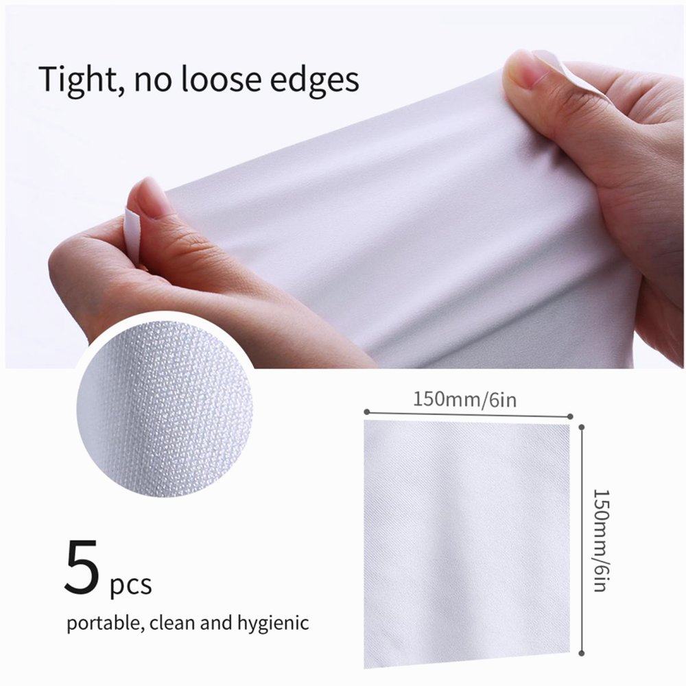 K&F Concept Cleaning Cloth Set Needle-free Cleaning Cloth Dry Cloth 15*15cm Color Box 5PCS (SKU1692) thumbnail 2