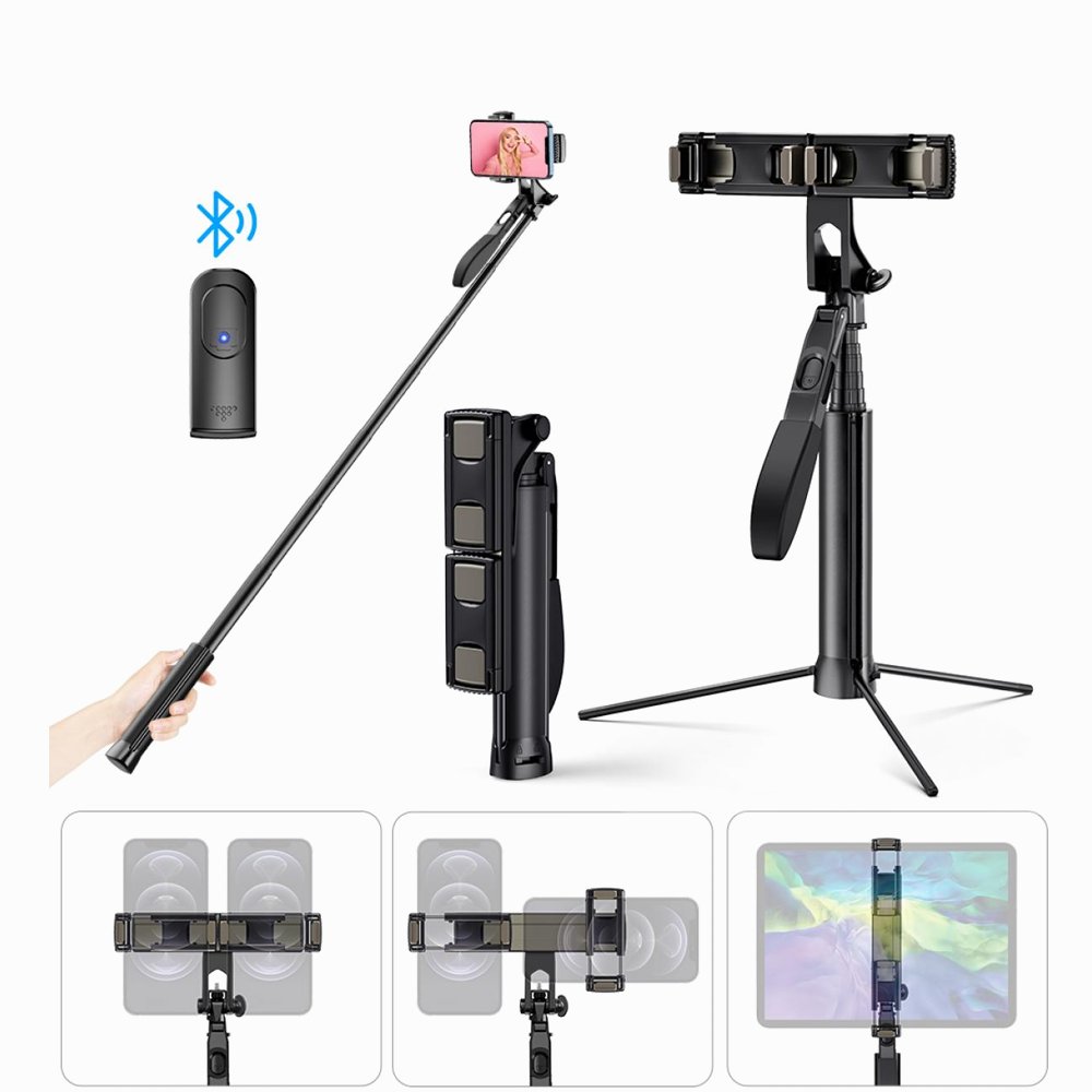 K&F Concept-KF34.031 A200 1.1M Selfie Live Broadcast Mobile Stand with Remote Control