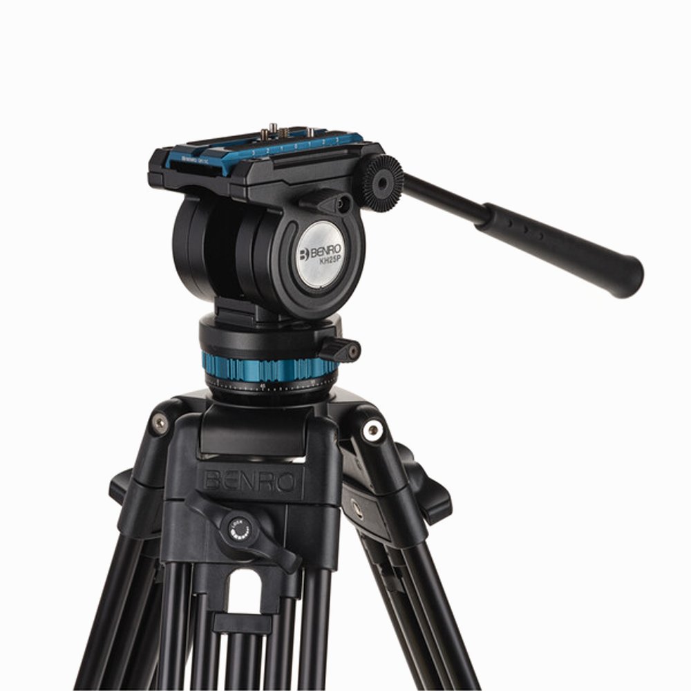 Benro KH25PC Video Head & Tripod Kit (61.6") thumbnail 2