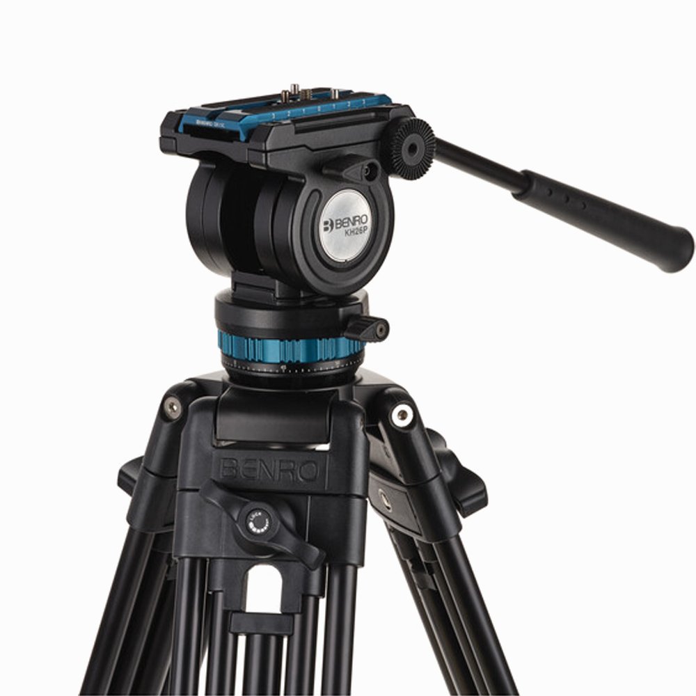 Benro KH26PC Video Head & Tripod Kit (72.6") thumbnail 2