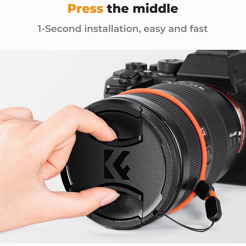 K&F CONCEPT 77MM LENS CAP(SKU.2074) thumbnail 2
