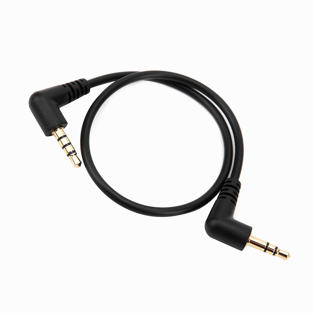 3.5mm Audio Cable - Dual Male 3.5mm TRRS to TRS Universal Cable for Microphones , Microphone Adapter image 1