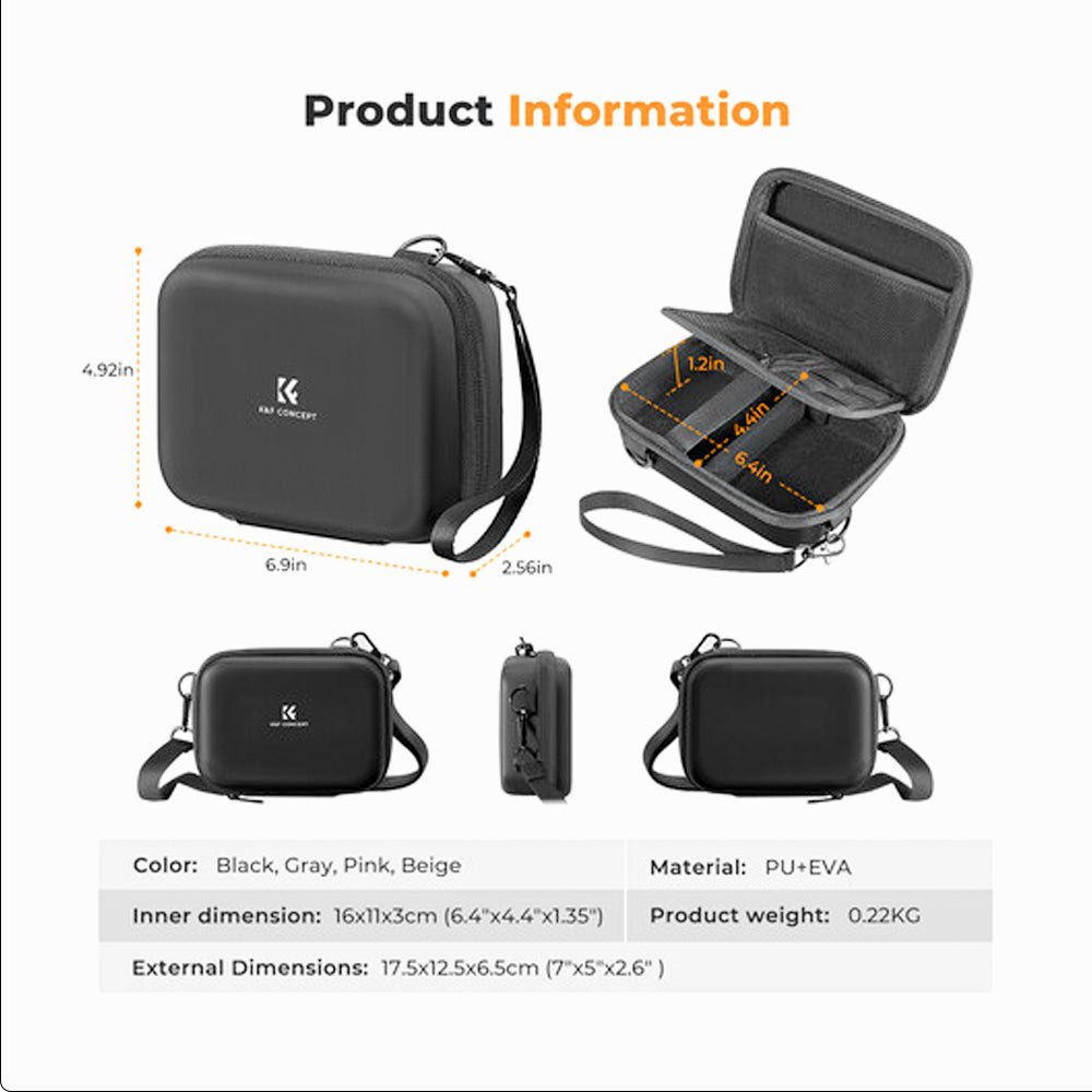 K&F Concept Digital Camera Case (Black)KF13.167 thumbnail 2
