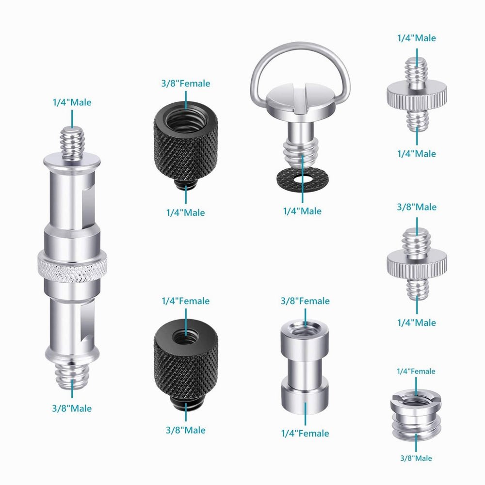 NEEWER 16 Pieces Tripod Screw Adapter Converter(HW-09) thumbnail 2