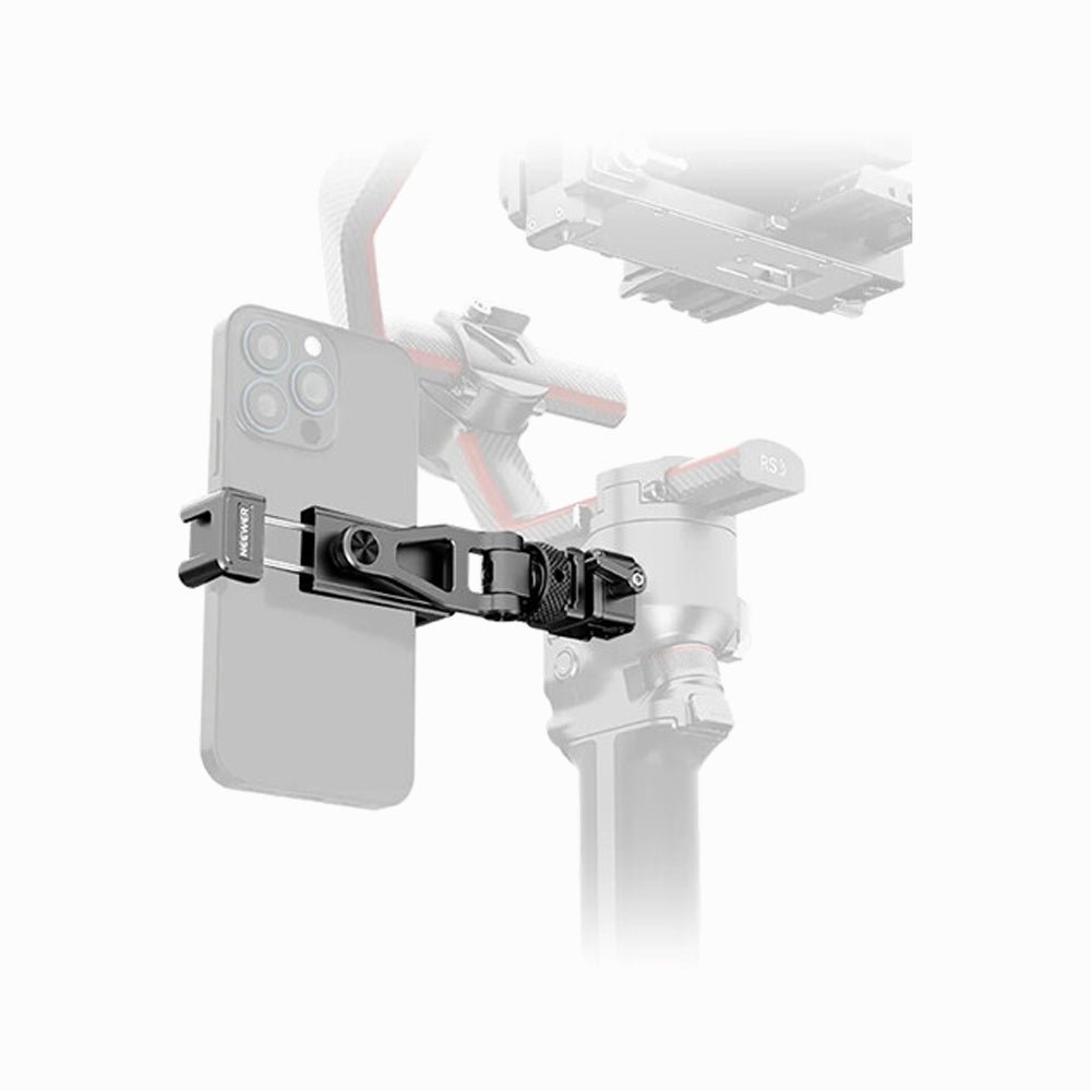 Neewer GA010 Smartphone Mount with NATO Clamp for DJI RS 3, RS 3 Pro, RS 2 & RSC 2 thumbnail 2