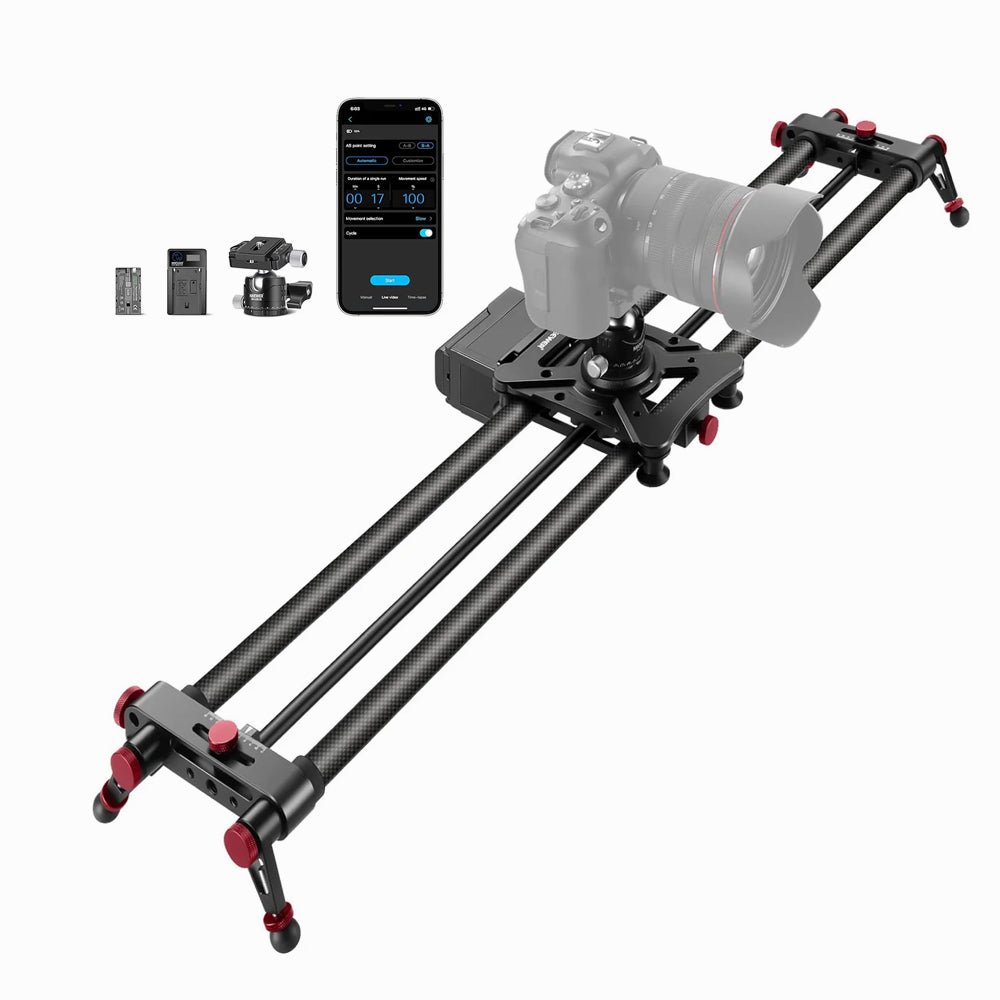 Neewer ER80cm Motorized Wireless Carbon Fiber Camera Slider (31.5inch)
