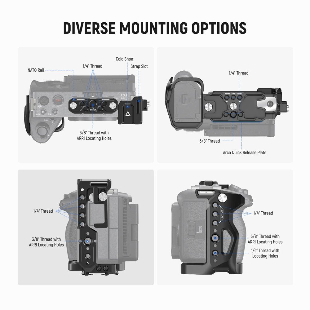 Neewer Camera Cage for Sony FX3 & FX30-CA011 thumbnail 2