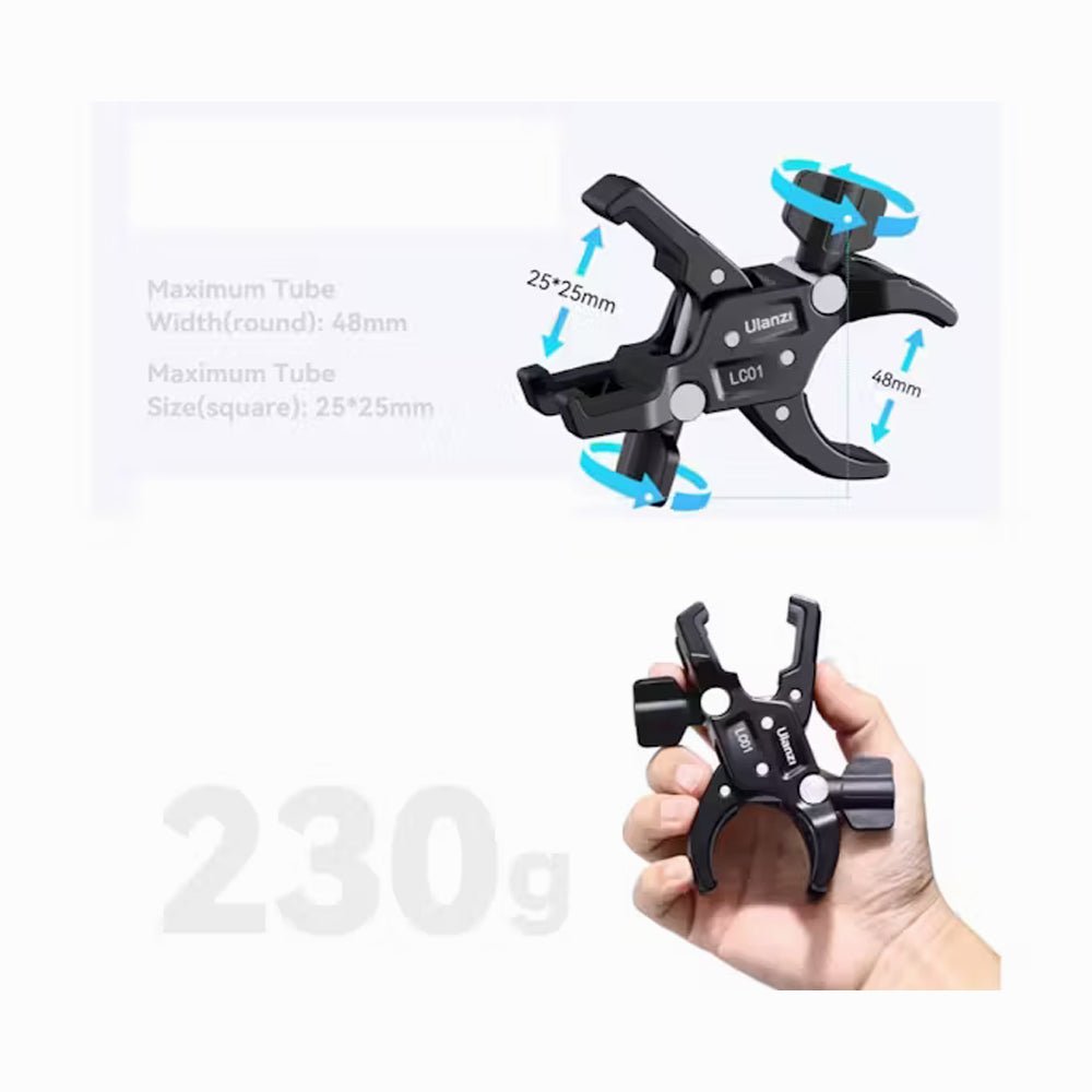 Ulanzi T017 Super Clamp Mount for Light Stand SKU:LC01 thumbnail 2