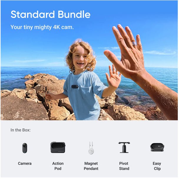 Insta360 GO 3S Standard Edition 128GB Midnight Black thumbnail 2