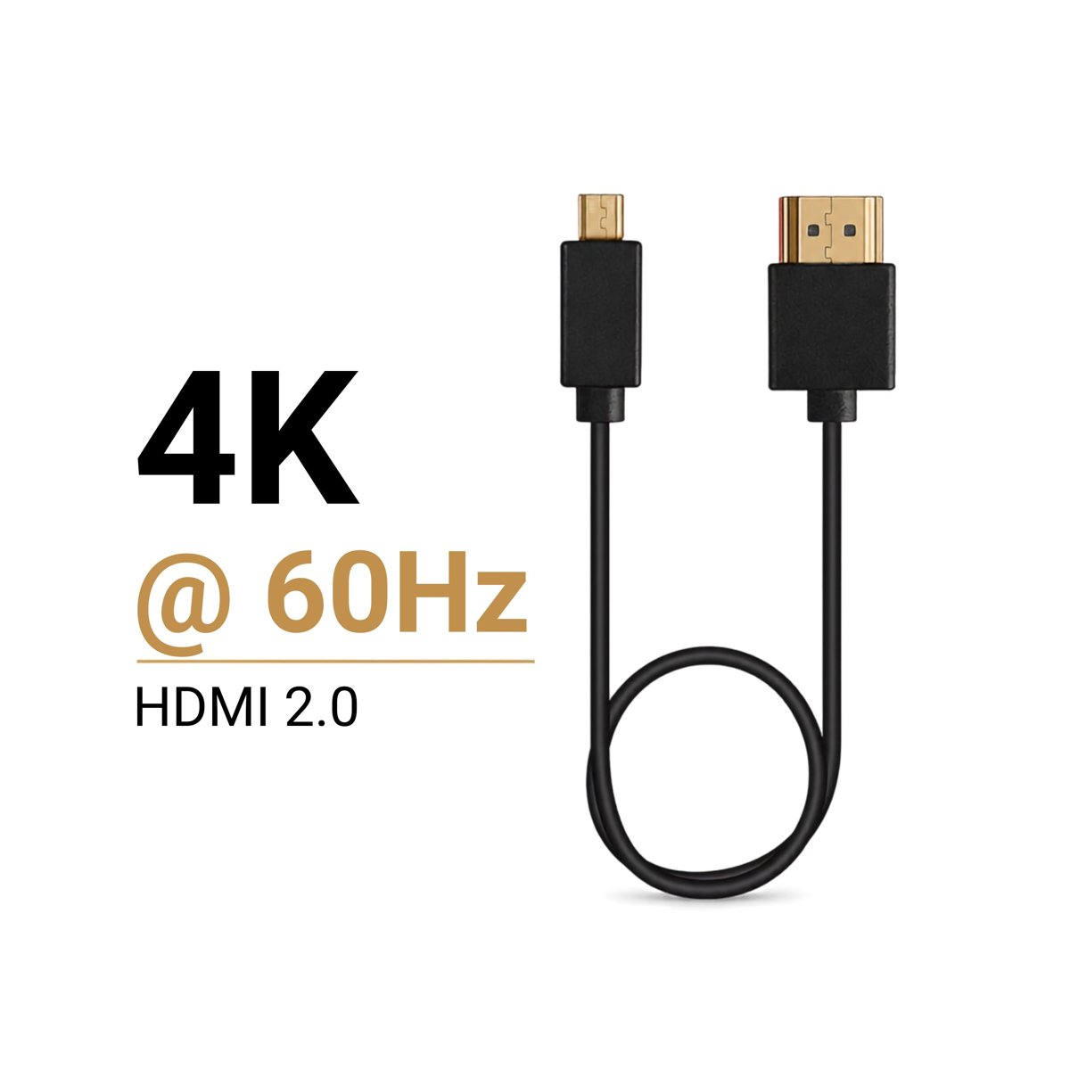 HOLLYLAND Micro HDMI to HDMI Cable(HL-HD02) thumbnail 2