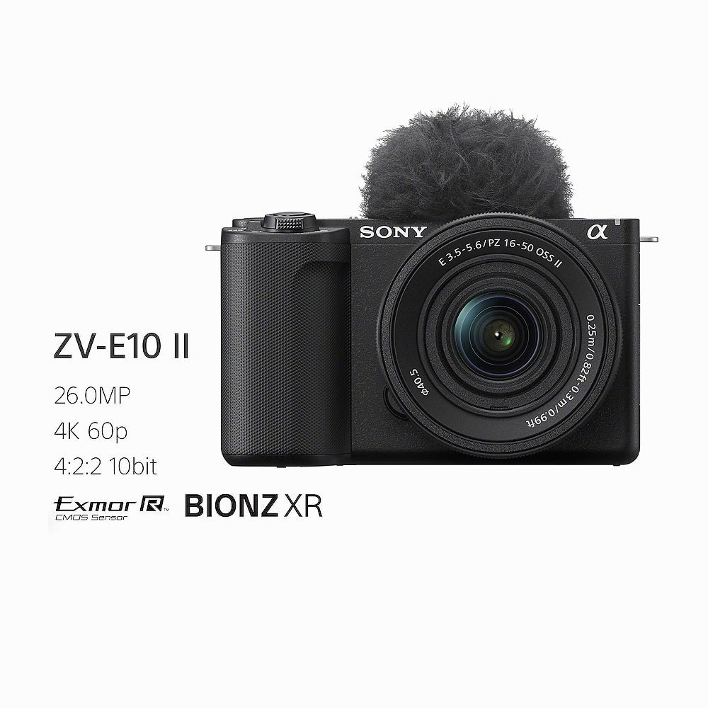Sony ZV-E10 II Mirrorless Camera with 16-50mm Lens (ZV-E10M2K)