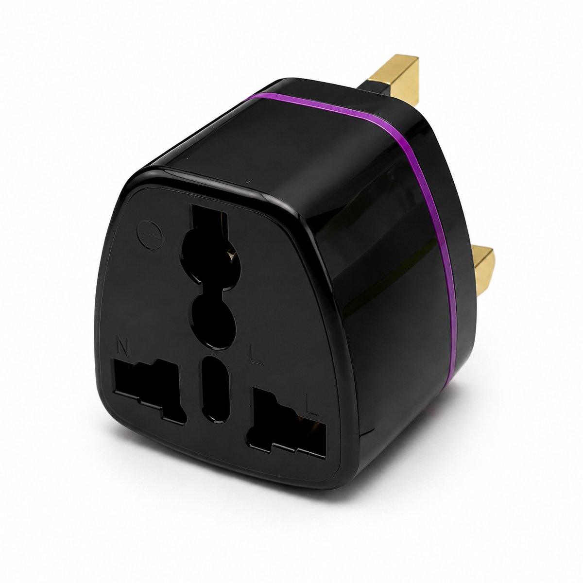 UK 3-Pin Travel Plug Adapter to Universal Socket thumbnail 2
