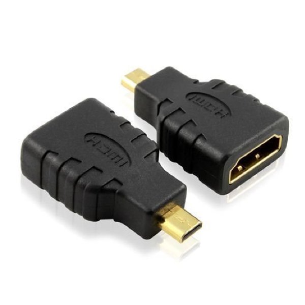 MICRO HDMI MALE TO HDMI FEMALE ADAPTER image 1