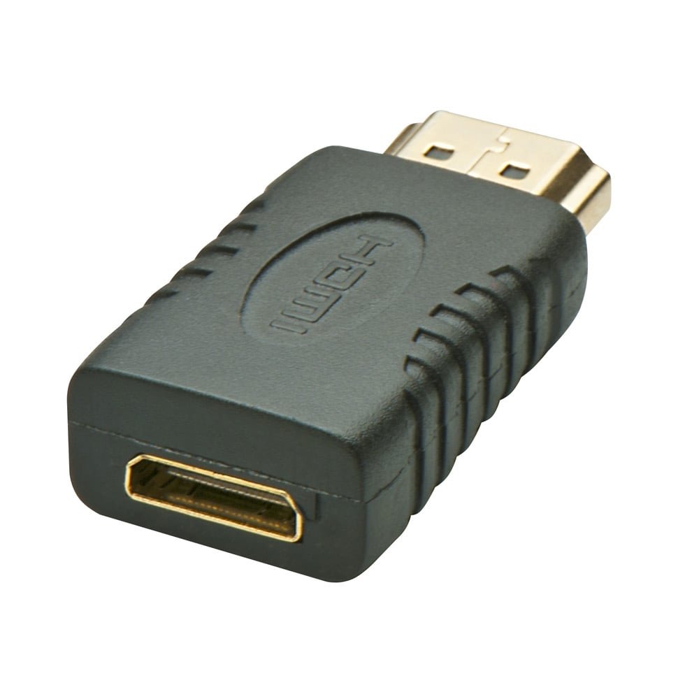 MINI HDMI FEMALE TO HDMI MALE ADAPTER thumbnail 2