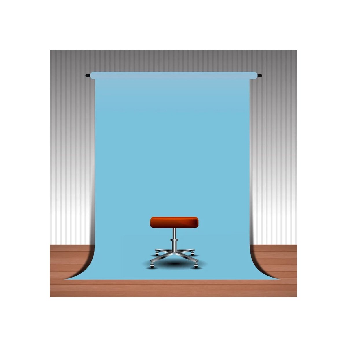 EMAILY #59 LITE BLUE 2.72*10m SEAMLESS BACKGROUND PAPER thumbnail 2