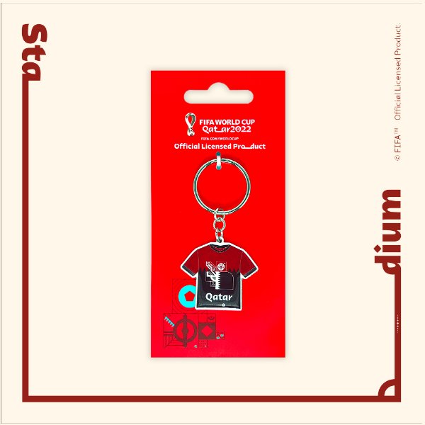 FWC Qatar 2022 National Pride Keychain Qatar-F22-KC-0028 image 1