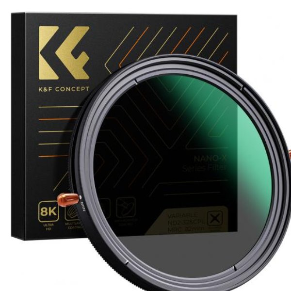 K&F Concept 67mm ND2-ND32 & CPL 2 in 1 Filter, 1-5 Stop Neutral Density and Circular Polarizing Filter 2 in 1 for Camera Lens No X Spot Weat