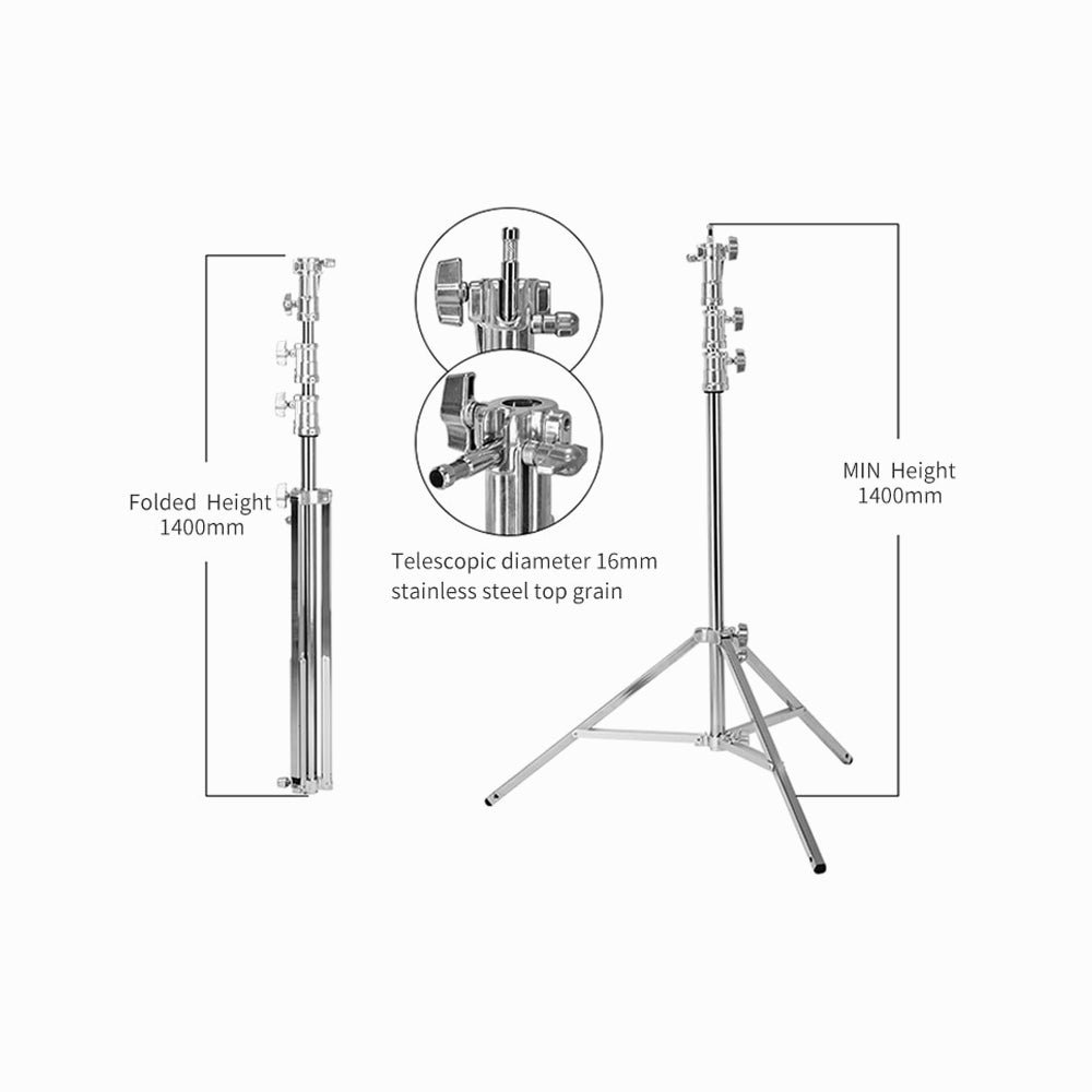 JINBEI MF-3000F Professional Steel Studio Light Stand thumbnail 2