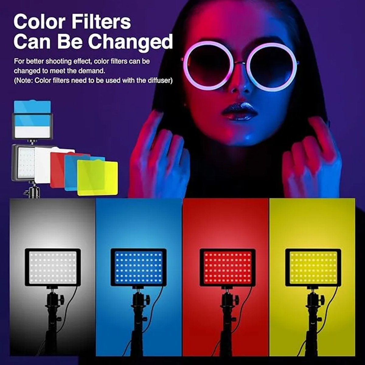 NEEWER ZC-10S 2 Pieces Pro USB Tabletop LED Light Kit thumbnail 2